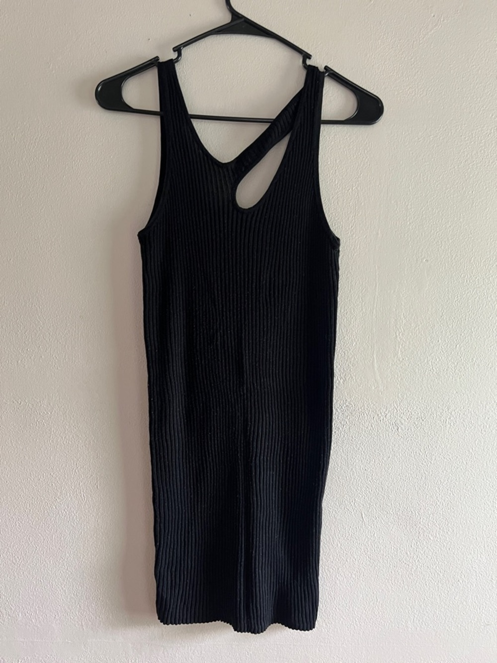Zara black knit dress size small